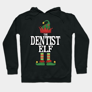 Dentist Elf Matching Family Group Christmas Party Pajamas Hoodie